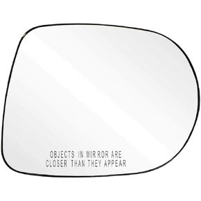 Passenger Side Mirror Glass Assembly With Plastic Backing Plate Heated Compatible with 2010-2015 Lexus RX350 RX450H