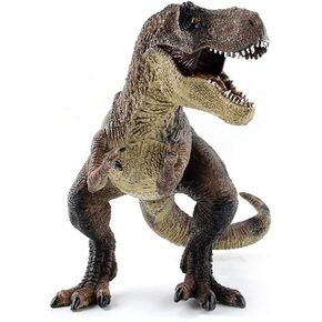 RCOMG Dinosaur Toy Tyrannosaurus Rex, Realistic Dino Figure T-Rex Toy Plastic Educational Prehistoric Animal Dinosaur Figurines for Kids Toddlers (Green)
