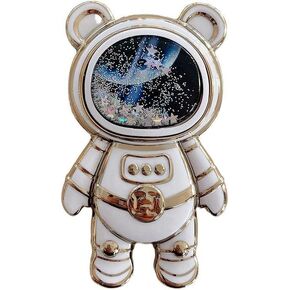 Astronaut Phone Holder, Adjustable Tablet Phone Ring Stand with 3D Moving Cute Phone Stand Holder,Adjustable Tablet Phone Ring Stand with 3D Moving Star Sequins for Girls Women