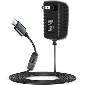 20W 5V 4.0A Power Supply for Raspberry Pi 4/ Orange Pi 5&5B, Type C Power Supply, with ON/Off Switch for Raspberry Pi 4 Model B 8GB/4GB/2GB/1GB, USB C Power Supply Adapter