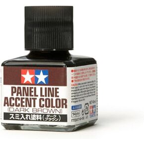 TAMIYA Panel Line Accent Color 40ml Dark Brown TAM87140 Plastics Paint Enamels