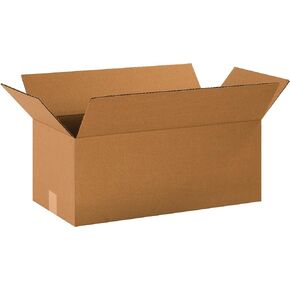 PARTNERS BRAND 20 x 10 x 8 Corrugated Cardboard Boxes, Long 20"L x 10"W x 8"H, Pack of 20 | Shipping, Packaging, Moving, Storage Box for Home or Business, Strong Wholesale Bulk Boxes