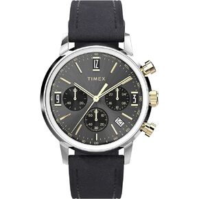 Timex Men's Marlin 40mm Watch - Black Strap Black Dial Stainless Steel Case