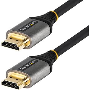 StarTech.com 3ft (1m) HDMI 2.1 Cable 8K - Certified Ultra High Speed HDMI Cable 48Gbps - 8K 60Hz/4K 120Hz HDR10+ eARC - Ultra HD 8K HDMI Cable - Monitor/TV/Display - Flexible TPE Jacket (HDMM21V1M)