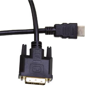 HDMI to DVI Cable, HDMI Male to DVI Male, CL2 Rated, 3 ft