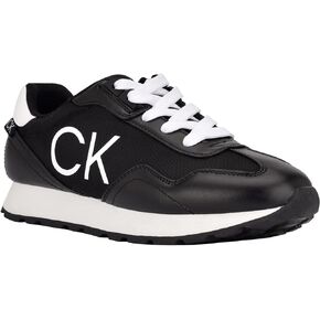Calvin Klein Women's Caden Sneaker, Black, 5