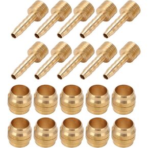 10 Set Oil Needle Olive Head, Lightweight Brakes Hose Connector Insert Head for Accessories