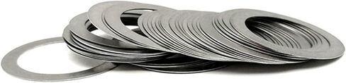 KALESYUJIN-40PCS S:0.1-10pcs/0.2-10pcs/0.3-10pcs/0.5-10pcs DIN988 Metal Shim Washers Stainless Steel Ultrathin Gasket Thin Flat Washer (12 * 18) in Saudi Arabia