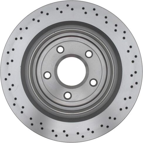 ACDelco Gold 18A2806 دوار قرص الفرامل الخلفي ذو القبعة السوداء in Saudi Arabia