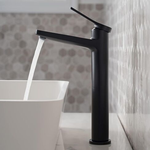KRAUS Indy Single Handle Vessel Bathroom Faucet in Brushed Gold, KVF-1400BG (2 Pack) in Saudi Arabia