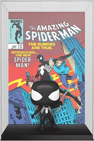 Funko Pop! Comic Covers #252 The Amazing Spider-Man Black Suit Display Case - Limited Edition Exclusive #40 in Saudi Arabia