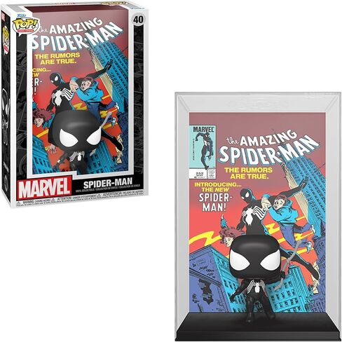 Funko Pop! Comic Covers #252 The Amazing Spider-Man Black Suit Display Case - Limited Edition Exclusive #40 in Saudi Arabia