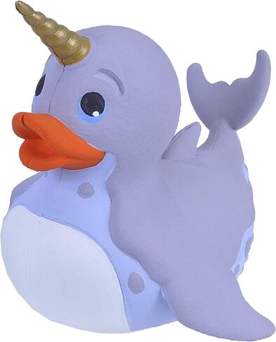 Wild Republic Rubber Duck, Narwhal, Gift for Kids, Great Gift for Kids and Adults, 4 inches in Saudi Arabia