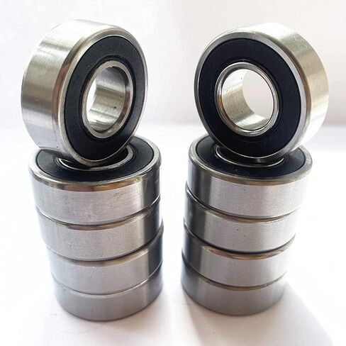 1616-2RS تتحمل 1/2 بوصة × 1-1/8 × 3/8 محامل كروية محكمة الغلق 10 قطع... in Kuwait