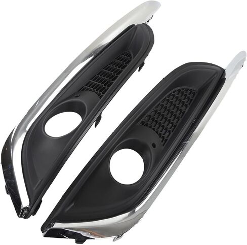 Aramox Fog Light Cover Trim, 23142357 23142358 Compatible with Regal 2014-2017, 1 Pair of Left Right Side Front Bumper Fog Light Bezel Cover Trim, Fog Lamp Bezel Trim for Bumper in Saudi Arabia