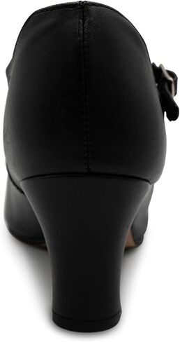 حذاء Capezio النسائي Jr. Footlight T-Strap Character حذاء أكسفورد، 13 أسود in Saudi Arabia