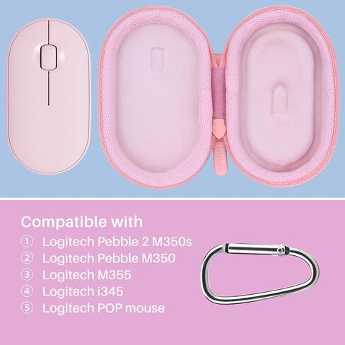 Mouse Case Compatible with Logitech Pebble 2 M350s / M350 / M355 / i345 / POP Slim Bluetooth Wireless Mouse (Blueberry Case) in Kuwait