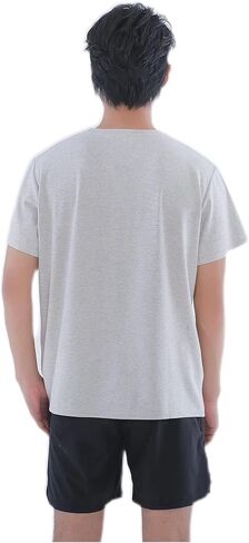 Men's EMF Shielding T-Shirt, Anti Radiation Protection to 99.99%, Cotton and SilverFiber Fabric Short Sleeve in Saudi Arabia