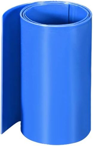 uxcell PVC Heat Shrink Tube 75mm Flat Width Wrap for Three 18650 2 Meter Clear in Saudi Arabia