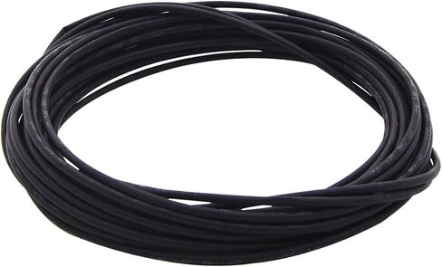 Polyolefin Heat Shrinkable Tube 1.0mm Dia. Black Shrink Tubing, 6M/19.7ft DIY Waterproof Insulation Sealing Shrinkable Tube in Kuwait