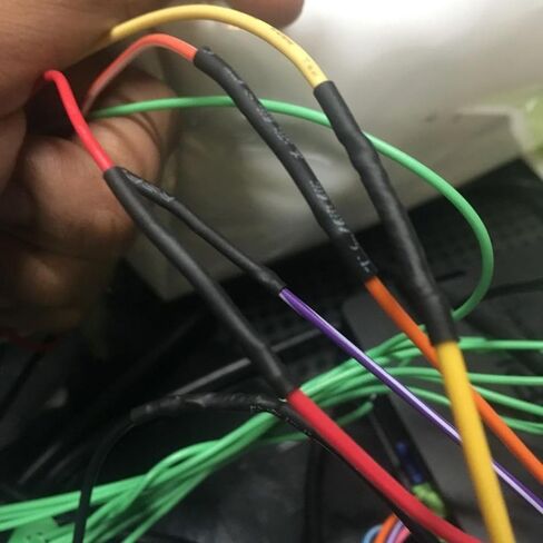 Polyolefin Heat Shrinkable Tube 1.0mm Dia. Black Shrink Tubing, 6M/19.7ft DIY Waterproof Insulation Sealing Shrinkable Tube in Kuwait