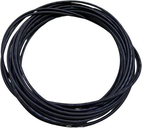 Polyolefin Heat Shrinkable Tube 1.0mm Dia. Black Shrink Tubing, 6M/19.7ft DIY Waterproof Insulation Sealing Shrinkable Tube in Kuwait