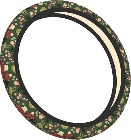 Green Cactus Steering Wheel Cover for Women Men Girls, Universal 15 Inch Cute Anti Slip Steering Wheel Protector Car Accessories Interior for Auto Truck SUV in Saudi Arabia