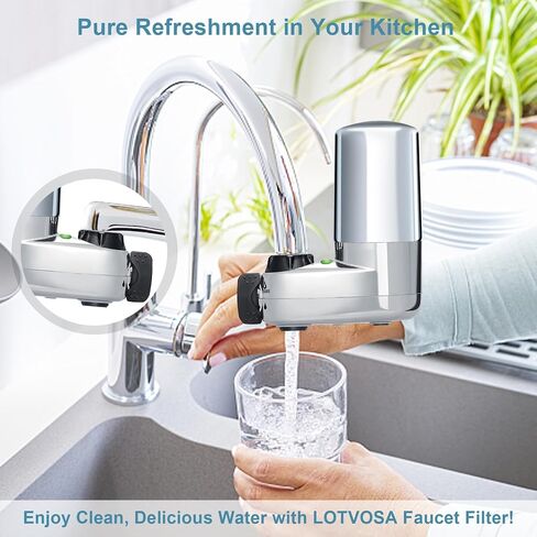 Water Filter Replacement for Brita Faucet Filter - Compatible with Brita 36311 On Tap Faucet Filters System for Sink, FR-200, FF-100 - Pack of 3 - Fits All Brita Tap Water Filters, LTF-003S in Saudi Arabia