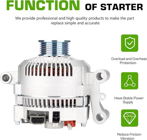 Alternator Compatible with 94-97 Ford Aerostar 93-96 Bronco 97-02 Escort F150 E-150 03 Mazda B2300 E250 98-01 B2500 97-05 B3000 97-98 Mercury Tracer 40014020 40014020R in Saudi Arabia