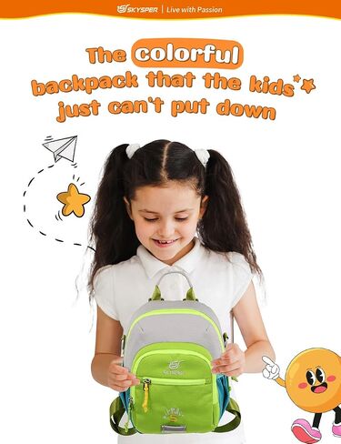 SKYSPER Toddler Backpack - Cute Kids Backpack Travel Preschool Bag Mini Girl Backpacks Small Kindergarten, 2 Year Old Boys and Girls in Saudi Arabia