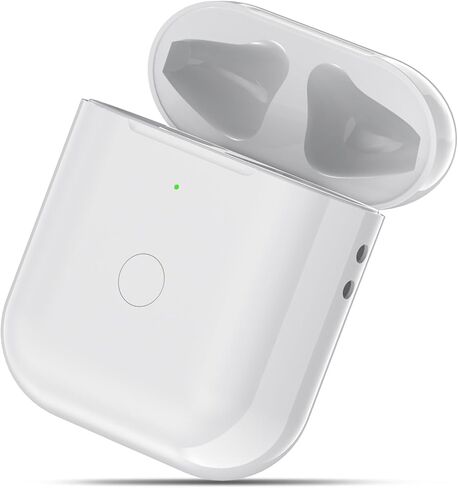 Compatible with AirPods Charging Case Replacement, Charger Case with Sync Button, White in Saudi Arabia