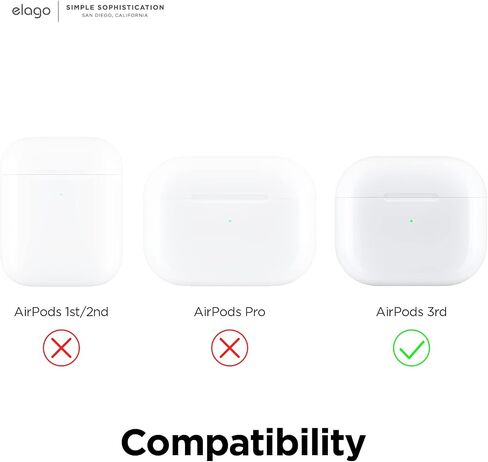 elago Dust Guard Compatible with AirPods 3 Case, Dust-Proof Sticker Compatible with AirPods 3rd Generation Case 2021, Protection from Iron & Metal Shavings, Clean Your AirPods (1 Set, Dark Grey) in Saudi Arabia