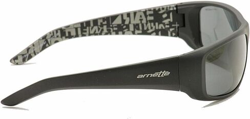 نظارات Arnette Hot Shot للكبار - لون أسود غامض مع رسومات رمادية من الداخل in Saudi Arabia