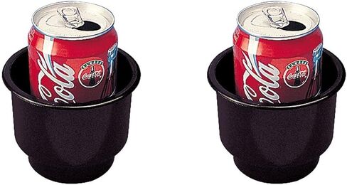 حامل مشروبات كومبو من Sea-Dog 588060 مع فتحات تصريف - أسود، 3-5/8 بوصة معرف × 3-1/4 بوصة عمق in Kuwait