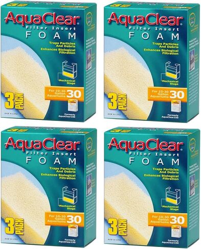 حشوات إسفنجية أكواكلير، 3 عبوات (12 عبوة، 30 جالون) in Kuwait