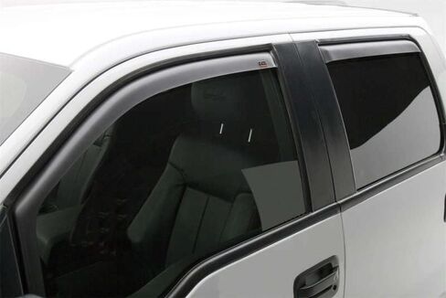 EGR 573471 مجموعة ملحقات الشاحنة الكاملة لأقنعة النوافذ مع لمسة نهائية من الدخان الناعم، متوافقة مع موديلات Ford F-150، F-250، F-350 in Kuwait