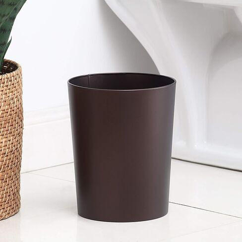 Mainstays Metal Wastebasket - Bronze in Saudi Arabia