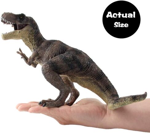 RCOMG Dinosaur Toy Tyrannosaurus Rex, Realistic Dino Figure T-Rex Toy Plastic Educational Prehistoric Animal Dinosaur Figurines for Kids Toddlers (Green) in Saudi Arabia