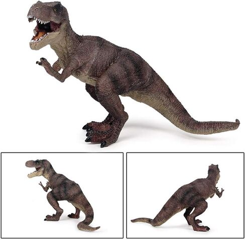 RCOMG Dinosaur Toy Tyrannosaurus Rex, Realistic Dino Figure T-Rex Toy Plastic Educational Prehistoric Animal Dinosaur Figurines for Kids Toddlers (Green) in Saudi Arabia