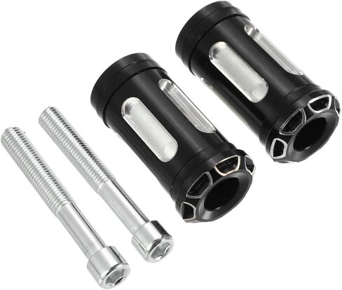 X AUTOHAUX 1Pair Black Chrome Tone Motorcycle Shifter Foot Pegs Shift Lever Aluminum Fit for Harley Davidson Touring in Saudi Arabia