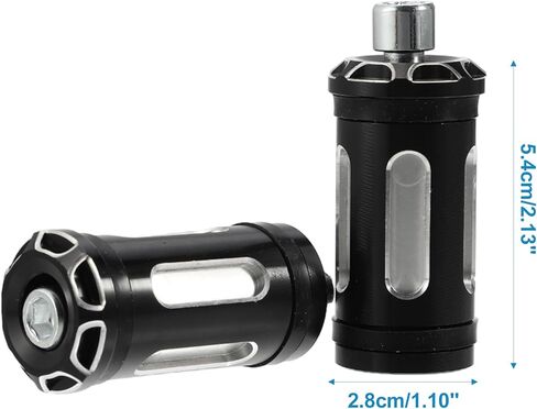 X AUTOHAUX 1Pair Black Chrome Tone Motorcycle Shifter Foot Pegs Shift Lever Aluminum Fit for Harley Davidson Touring in Saudi Arabia