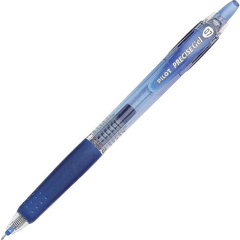 Pilot, Precise BeGreen, Refillable & Retractable Gel Roller Pens, Fine Point 0.7 mm, Black, Pack of 12 in Saudi Arabia