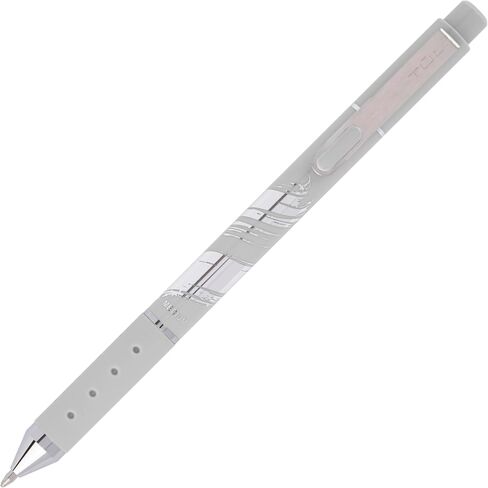 TUL® GL Series Retractable Gel Pens, Medium Point, 0.8 mm, Assorted Barrel Colors With Silver Brushed Foil, Assorted Metallic Inks, Pack Of 8 Pens in Saudi Arabia