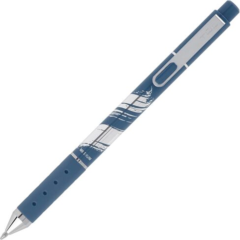 TUL® GL Series Retractable Gel Pens, Medium Point, 0.8 mm, Assorted Barrel Colors With Silver Brushed Foil, Assorted Metallic Inks, Pack Of 8 Pens in Saudi Arabia