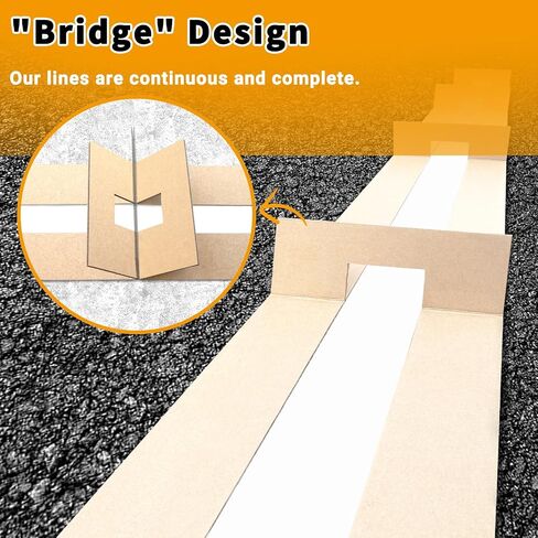Straight Line Stencil - 4 x 92 Inch, Reusable Parking Template for Practical and Efficient Parking Lot and Pavement Lines in Saudi Arabia