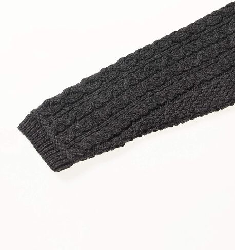 Aran Crafts Women's Irish Soft Cable Knitted Side Zip Coat (100% Merino Wool) in Kuwait