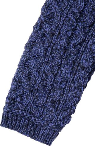 معطف Aran Crafts النسائي الأيرلندي الناعم بسحاب جانبي محبوك (100% صوف ميرينو) in Kuwait