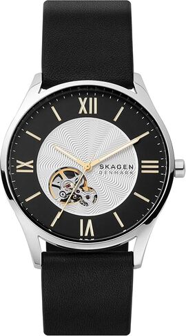 ساعة Skagen للرجال هولست أوتوماتيكية بهيكل عظمي من الفولاذ المقاوم للصدأ in Kuwait