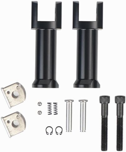 Passenger Foot Peg Supports Mounts Clevis Kits Fits For Harley Davidson Softail 2000-2017(Black) in Saudi Arabia