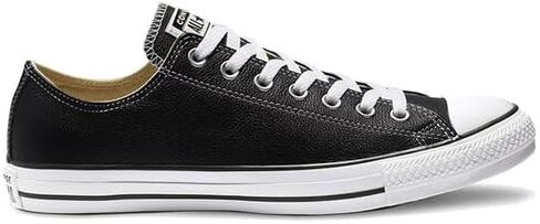Converse Men's CTAS Leather Low Top, Black, Size 10.5 in Saudi Arabia